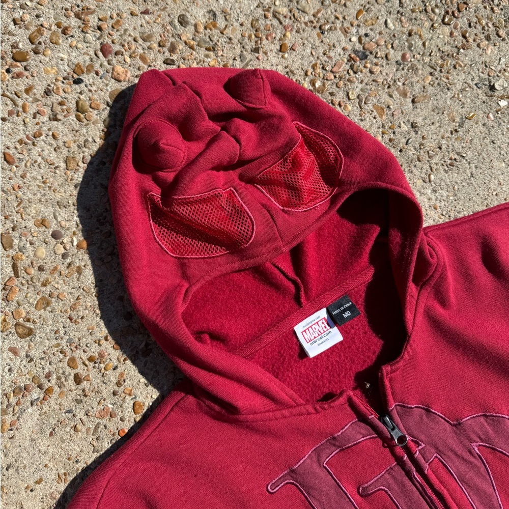 Marvel Daredevil Hoodie with Built-In Mask | Size M
